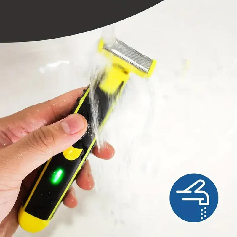 Rasoir utilisable sur peau sèche ou humide pour tout le corps