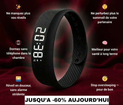 ⌚ Bracelet Intelligent | l’expérience du Réveil Silencieux Nouvelle Génération