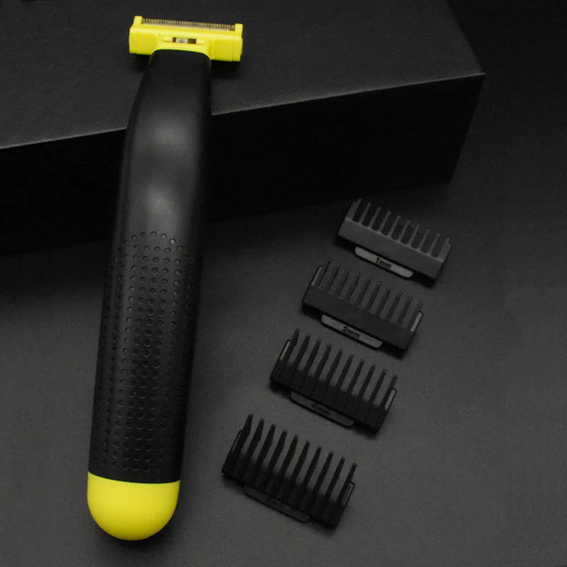 Rasoir utilisable sur peau sèche ou humide pour tout le corps
