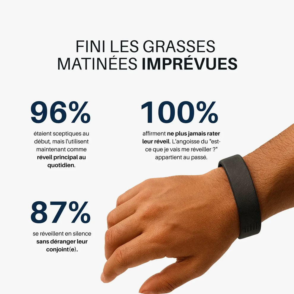 ⌚ Bracelet Intelligent | l’expérience du Réveil Silencieux Nouvelle Génération