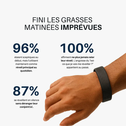 ⌚ Bracelet Intelligent | l’expérience du Réveil Silencieux Nouvelle Génération
