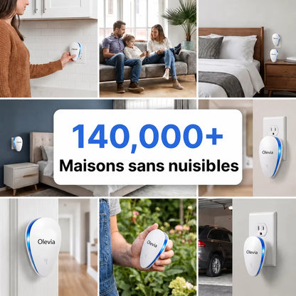 Répulsif Antiparasitaire à Ultrasons – Éliminez définitivement plus de 14 nuisibles
